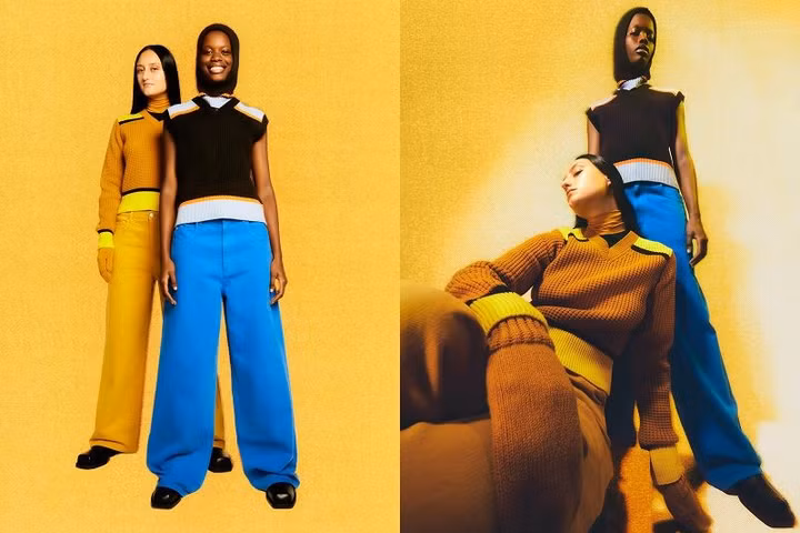 BST UNIQLO hợp tác với MARNI mang màu sắc rực rỡ cho ngày Đông ấm áp