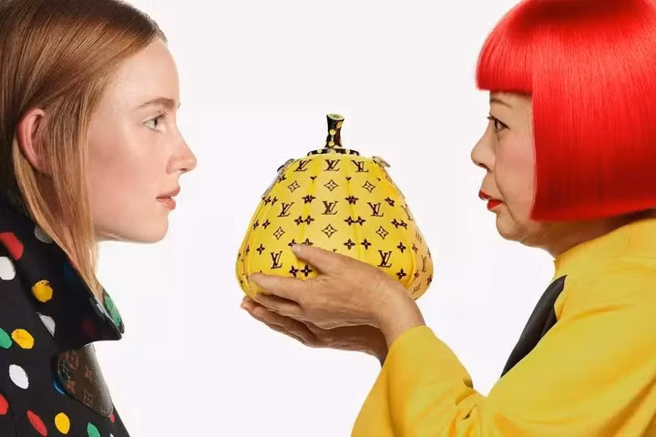 Họa sĩ Yayoi Kusama hợp tác Louis Vuitton cho mùa Cruise 23