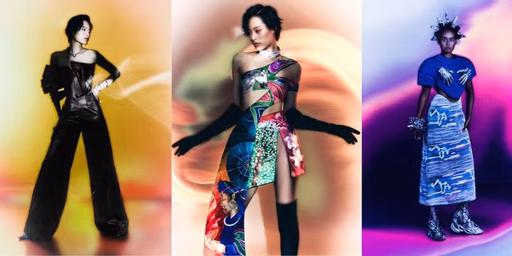 Châu Bùi cùng NTK Phan Đăng Hoàn tại sự kiện ra mắt BST “Mirage”
