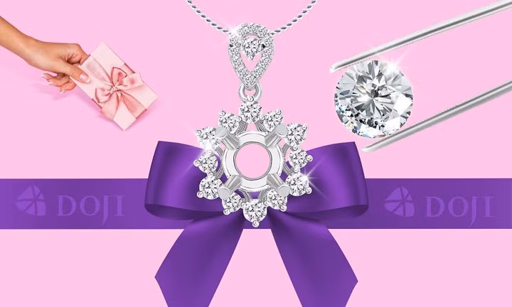 DOJI ưu đãi dịp 8/3 cho các dòng trang sức