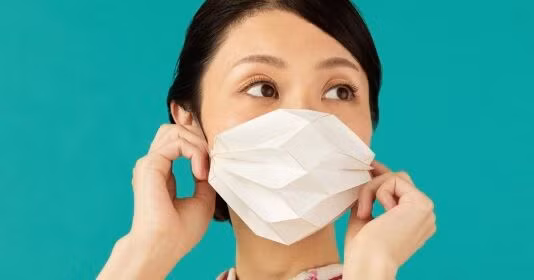 Khi khẩu trang kết hợp với nghệ thuật Origami ấn tượng của Nhật Bản