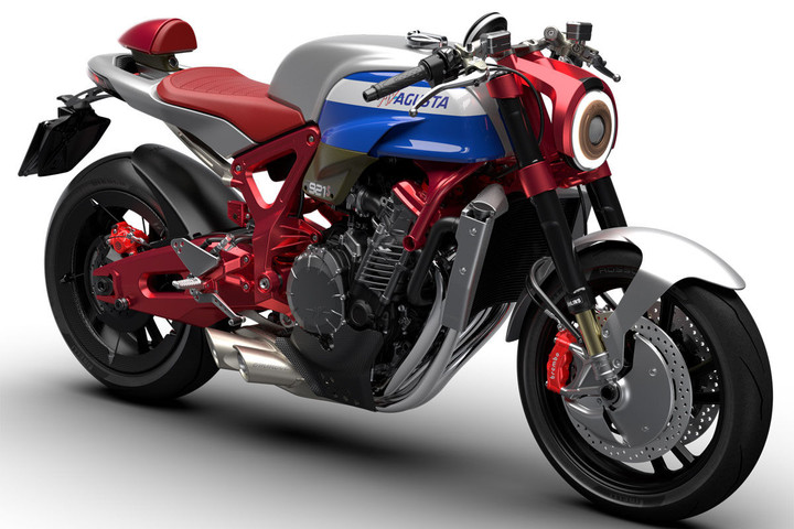 Cận cảnh MV Agusta Concept cafe racer mới ra sẽ mắt vào năm 2024