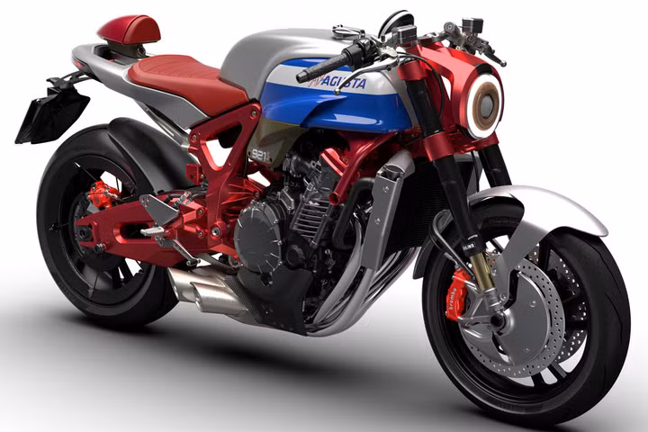 Cận cảnh MV Agusta Concept cafe racer mới ra sẽ mắt vào năm 2024