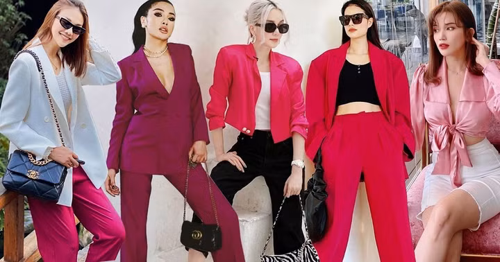 Tham khảo cách phối đồ với "Màu hồng" cho tủ đồ thêm đa dạng trong năm mới