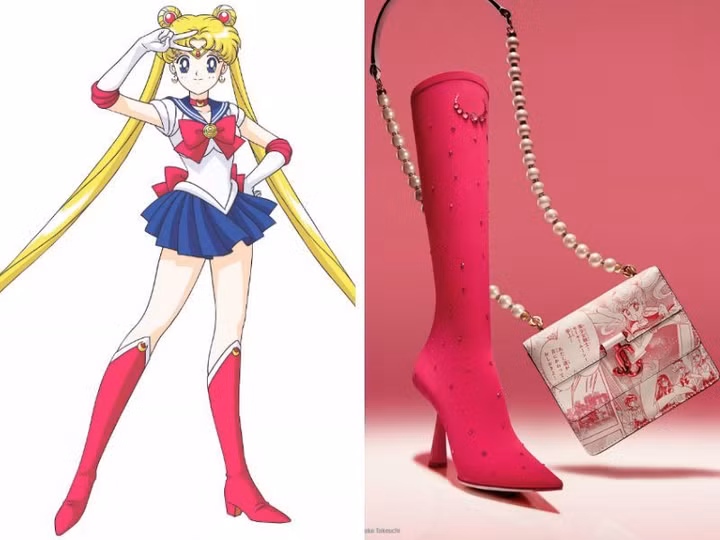 Jimmy Choo Thủy thủ Mặt trăng kỷ niệm 30 năm phát hành Anime đình đám