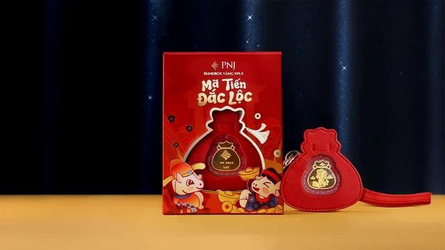 Sản phẩm Blindbox vàng 99,99% Mã Tiến Đắc Lộc của PNJ