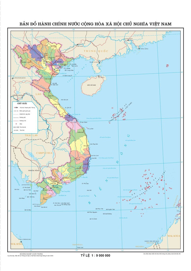 Bản đồ hành chính nước Cộng hòa xã hội chủ nghĩa Việt Nam Bản đồ hành chính nước Cộng hòa xã hội chủ nghĩa Việt Nam