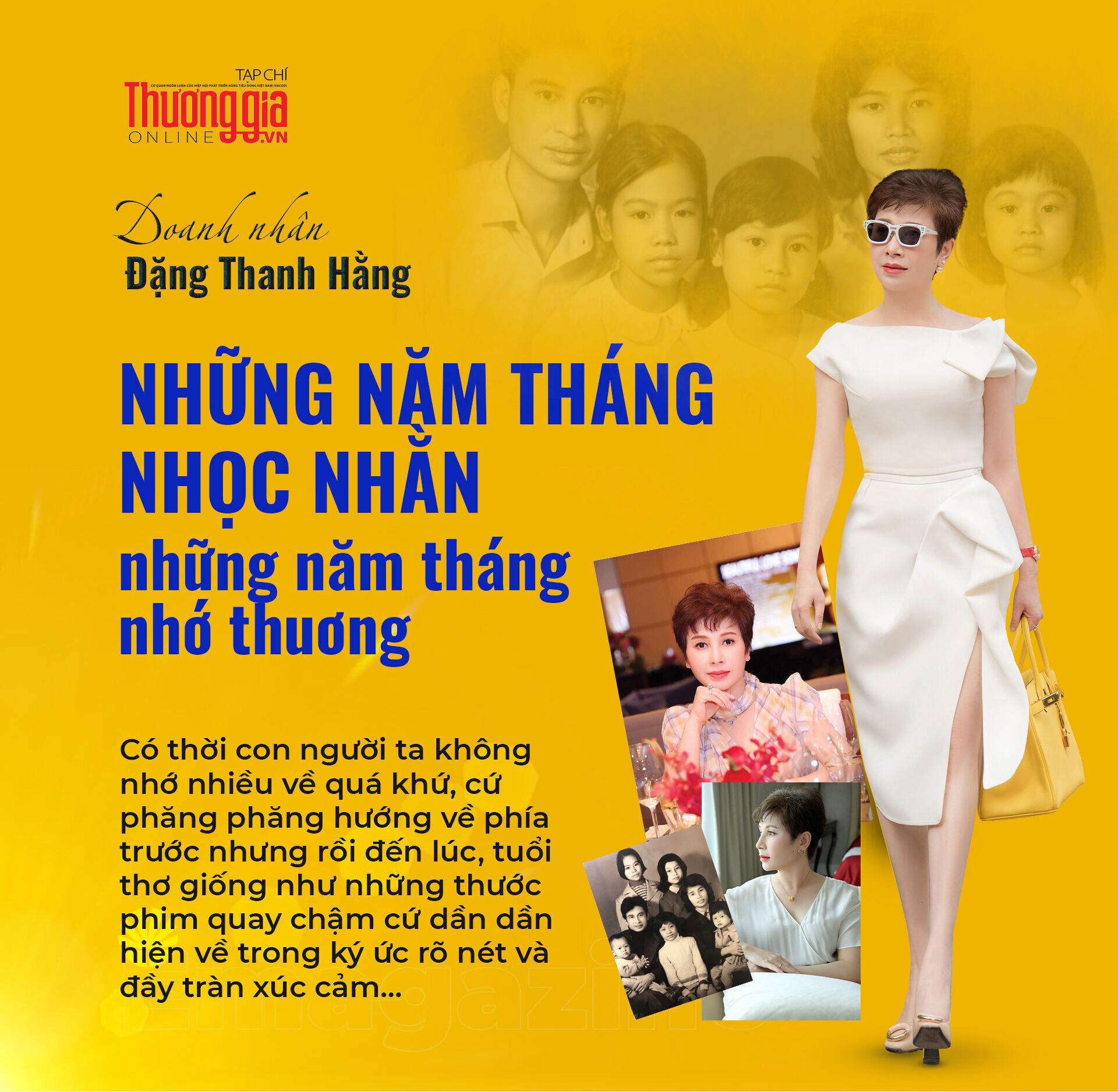 Doanh nhân Đặng Thanh Hằng: Những năm tháng nhọc nhằn - những năm tháng nhớ thương