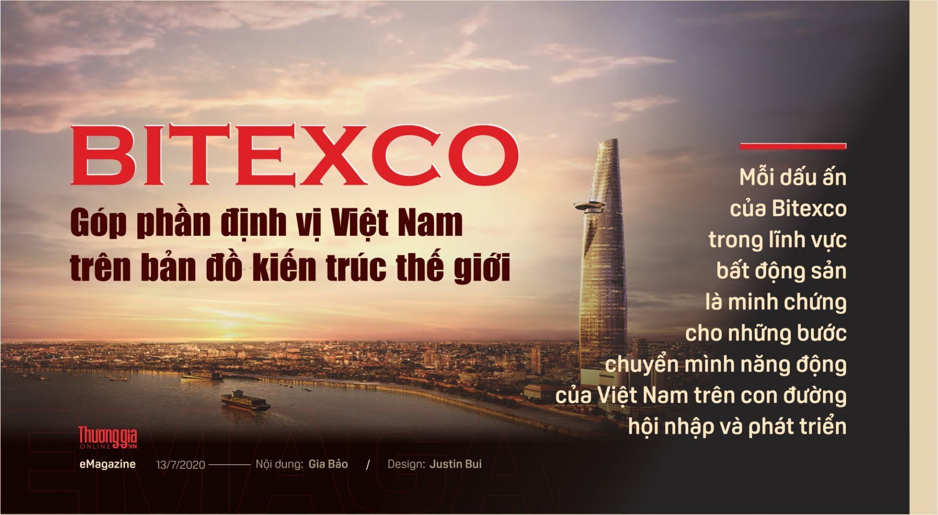 BITEXCO - Góp phần định vị Việt Nam trên bản đồ kiến trúc thế giới