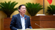 Chủ nhiệm Ủy ban Kinh tế và Tài chính của Quốc hội Phan Văn Mãi trình bày Báo cáo giải trình. Ảnh: Quochoi.vn