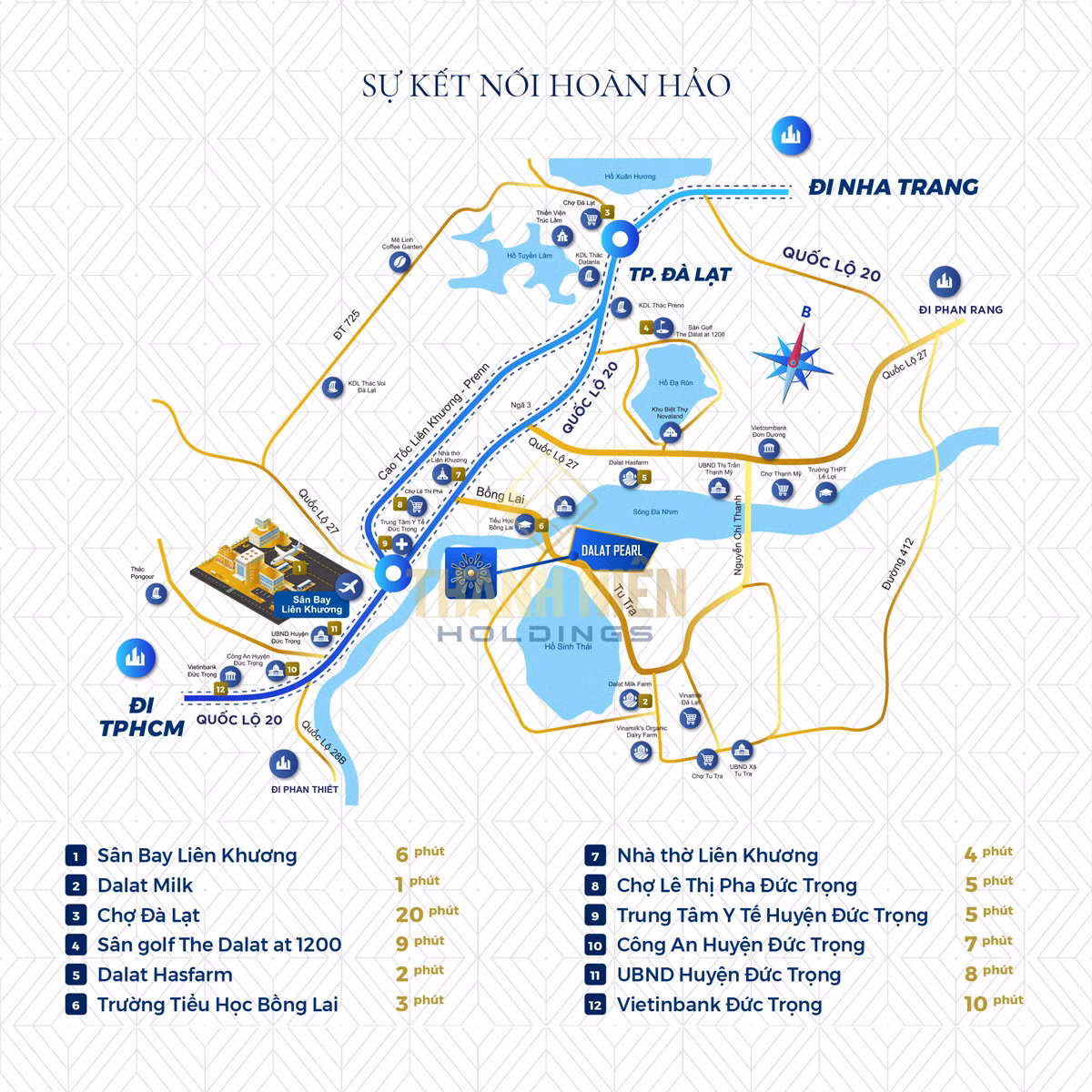 Những banner quảng cáo hấp dẫn của dự án Dalat Pearl