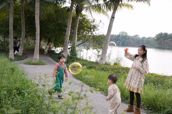 Chủ đầu tư Ecopark thường xuyên tổ chức nhiều sự kiện giúp các em học tập, khám phá môi trường