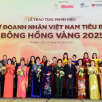 Vinh danh 13 nữ doanh nhân VACOD và HBA đạt giải Bông Hồng Vàng 2025