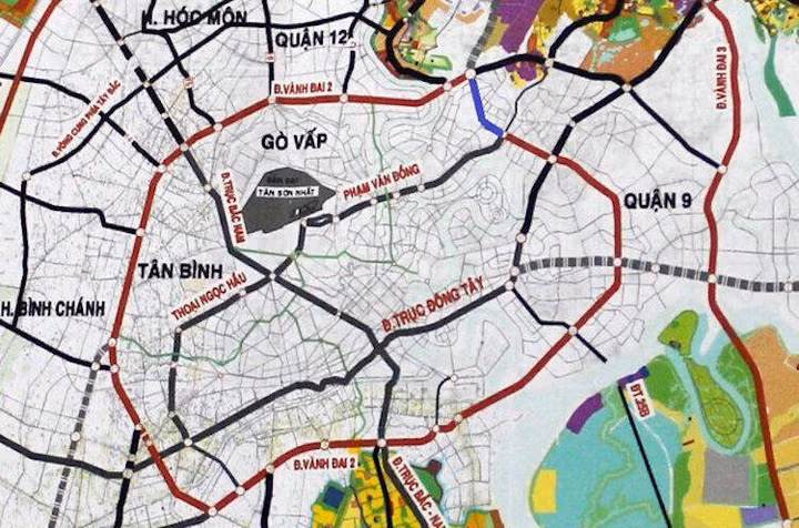 2,7 km đường vành đai 2 sẽ "ngốn" 2.700 tỷ đồng