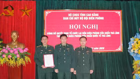 Đồn Biên phòng cửa khẩu Trà Lĩnh được nâng cấp thành Đồn Biên phòng cửa khẩu quốc tế