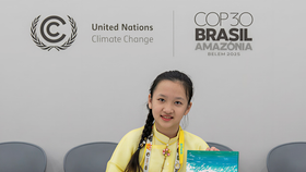 Đại diện thiếu nhi Việt Nam đầu tiên phát biểu tại Diễn đàn Biến đổi khí hậu của Liên Hợp quốc