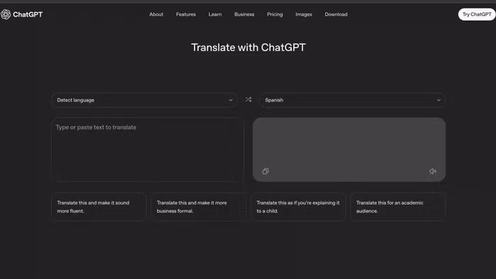 ChatGPT Translate