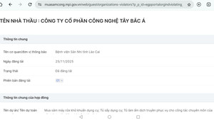 Từ chối hợp đồng cung cấp hàng hoá, Công nghệ Tây Bắc Á bị khoá chức năng chào giá