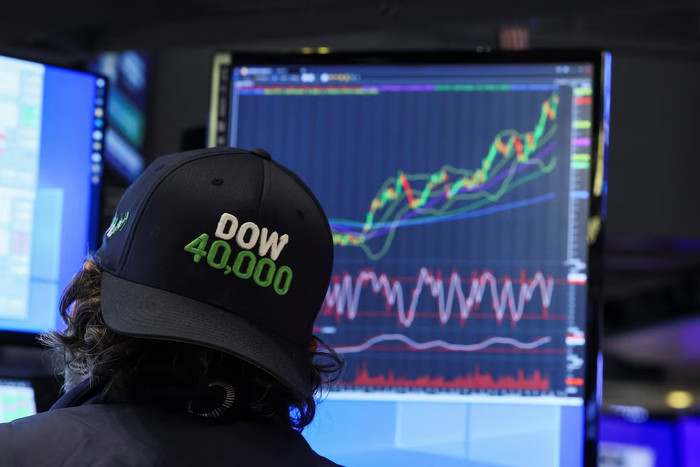 Dow Jones mất mốc lịch sử 40.000 điểm