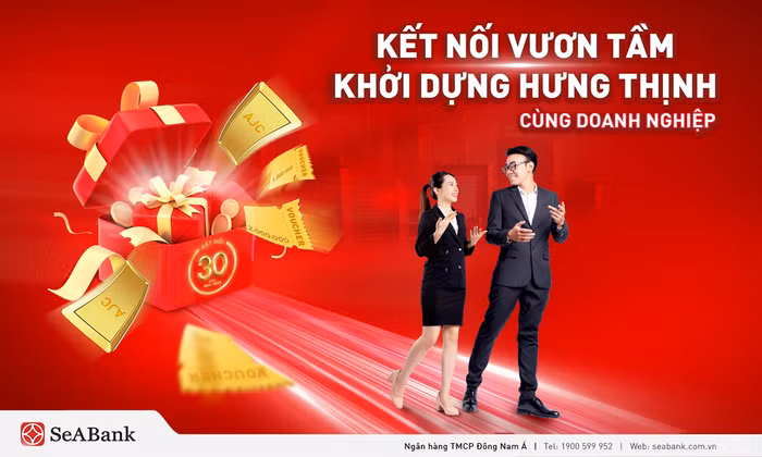 SeABank kết nối hưng thịnh, tri ân khách hàng doanh nghiệp nhân dịp 30 năm