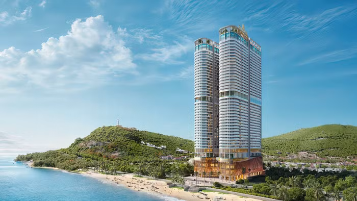 Five Star Poseidon là tòa tháp đôi 43 tầng nổi, 3 tầng hầm, 457 phòng khách sạn, 1056 căn hộ cao cấp, 4 pen-house, 21 duplex và kết nối đường hầm xuyên qua biển