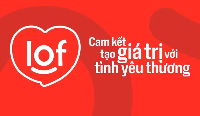 Logo của LOF thể hiện tình yêu thương và trân trọng mọi điều đã làm và trao đi. Ảnh chụp từ website