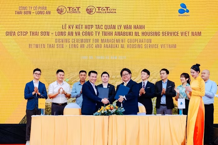 CTCP Thái Sơn Long An và Anabuki NL Việt Nam ký kết hợp tác quản lý vận hành dự án T&T City Millennia