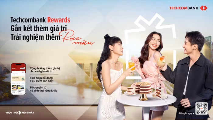  Techcombank Rewards: “Bật” là tặng