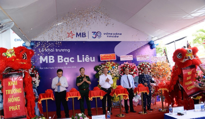 MB chính thức khai trương chi nhánh Bạc Liêu