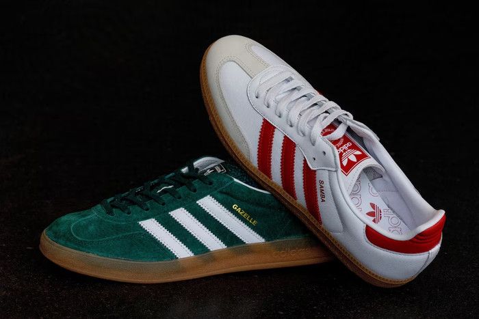 Adidas Samba và Adidas Gazelle hiện là hai mẫu giày được "săn lùng" nhiều nhất trên thị trường