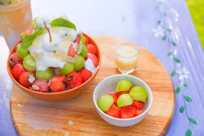 Patbingsu là món ăn hút khách nhất vào ngày hè