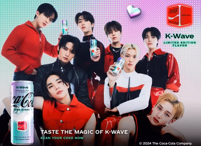 Coca Cola ra mắt thức uống đặc biệt có vị… K-pop