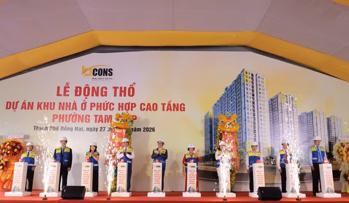 Tập đoàn Bcons động thổ dự án nhà ở đầu tiên sau khi Đồng Nai lên thành phố