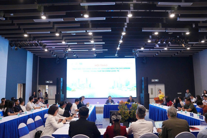 Hội thảo là diễn đàn quan trọng nhằm thúc đẩy dòng vốn xanh và phát triển thị trường carbon tại Việt Nam