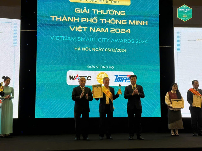 Giải thưởng chính của chương trình “Thành phố thông minh Việt Nam 2024” tiếp tục thuộc về thành phố Đà Nẵng