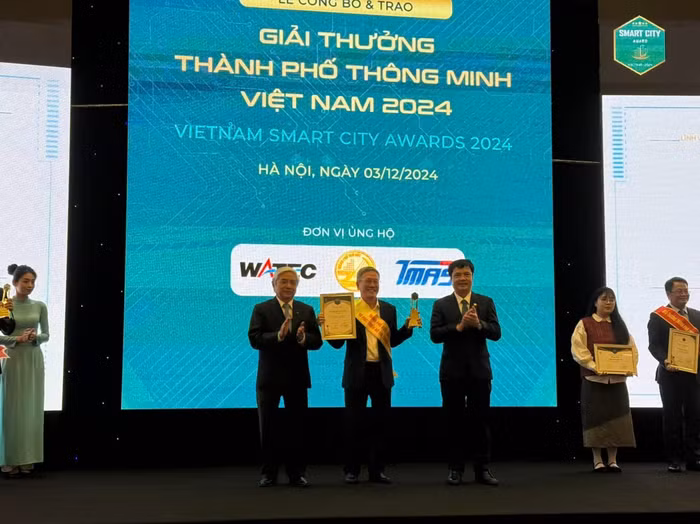 Giải thưởng chính của chương trình “Thành phố thông minh Việt Nam 2024” tiếp tục thuộc về thành phố Đà Nẵng