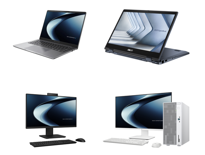Một số dòng máy ASUS Expert Series tiêu biểu như ASUS ExpertBook P1, ASUS ExpertBook B3 Flip, ASUS ExpertCenter P500 và ASUS ExpertCenter P400 AiO anh-chup-man-hinh-2025-09-17-luc-31714-ch.png