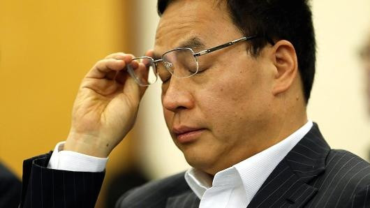 Ngày 13/7/2015, FTSE tuyên bố loại Hanergy khỏi chỉ số FTSE China 50 và các chỉ số khác từ ngày 20/7/2015. Ảnh: Getty.