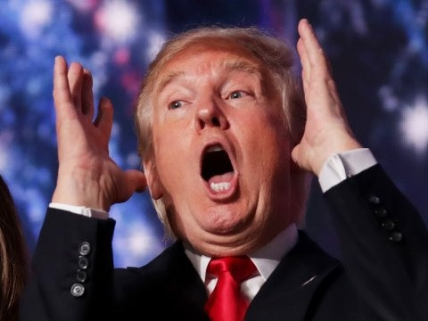 Chiến dịch của Trump đánh vào những xung đột xấu xí và các ước mơ ít tốt đẹp. Ảnh: Getty.