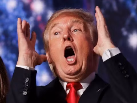 Chiến dịch của Trump đánh vào những xung đột xấu xí và các ước mơ ít tốt đẹp. Ảnh: Getty.