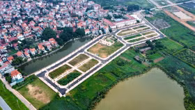 Khu đất vừa được đấu giá tại Hoài Đức