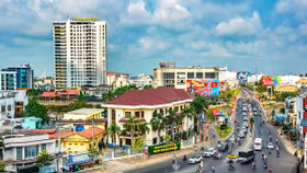 Một góc thành phố Long Xuyên, tỉnh An Giang