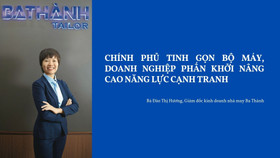 Chính phủ tinh gọn bộ máy, doanh nghiệp phấn khởi nâng cao năng lực cạnh tranh