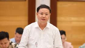 Thứ trưởng Bộ Tài nguyên và Môi trường Lê Minh Ngân thông tin về tình trạng đấu giá đất cao bất thường