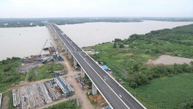 Một đoạn dự án thành phần 1A thuộc đường Vành đai 3 TP.HCM