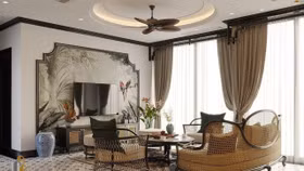 Phong cách thiết kế nội thất Indochine là bản giao hưởng của văn hoá Đông - Tây. Nguồn: DGHome