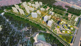 Phối cảnh dự án khu nhà ở xã hội Tiên Dương 1