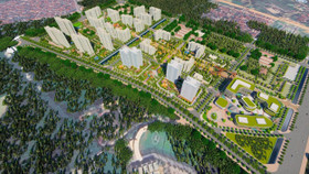 Phối cảnh dự án khu nhà ở xã hội Tiên Dương 1