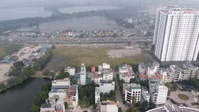 Bãi đất trống để xây dựng dự án bến xe khách Yên Sở