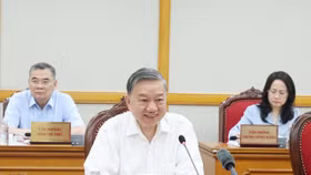 Tổng Bí thư Tô Lâm, Bộ Chính trị tại cuộc họp của Ban Bí thư